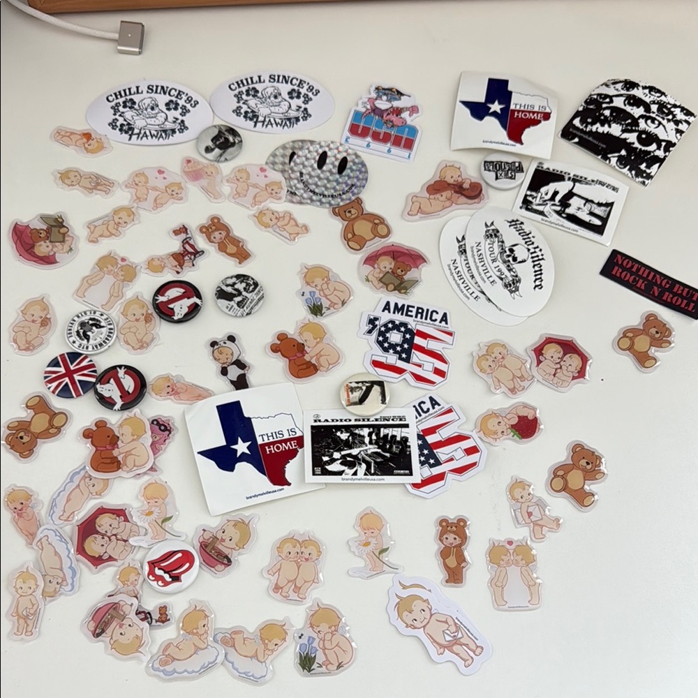 Assorted Brandy Melville Sticker Collection